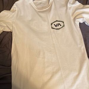Camo RVCA White Long Sleeve